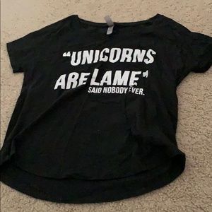 Funny unicorn graphic tee